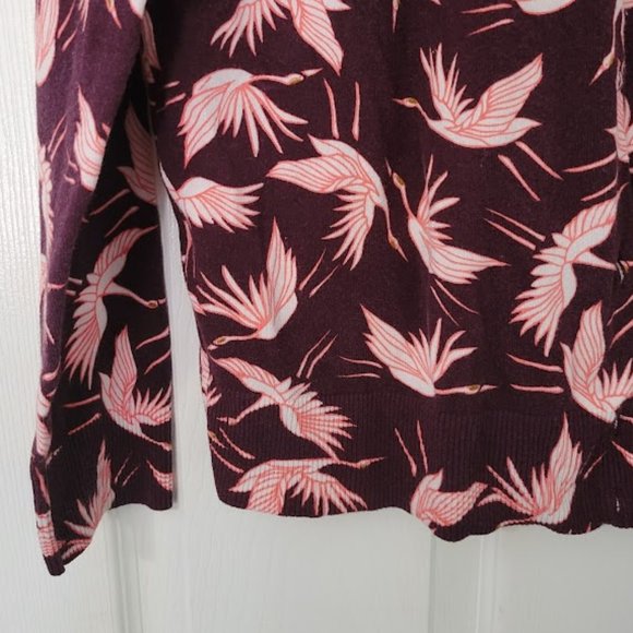 A New Day burgundy cotton blend cardigan XL‎ - Picture 3 of 4